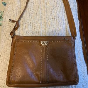 Brighton Camel Cross body bag with compartments